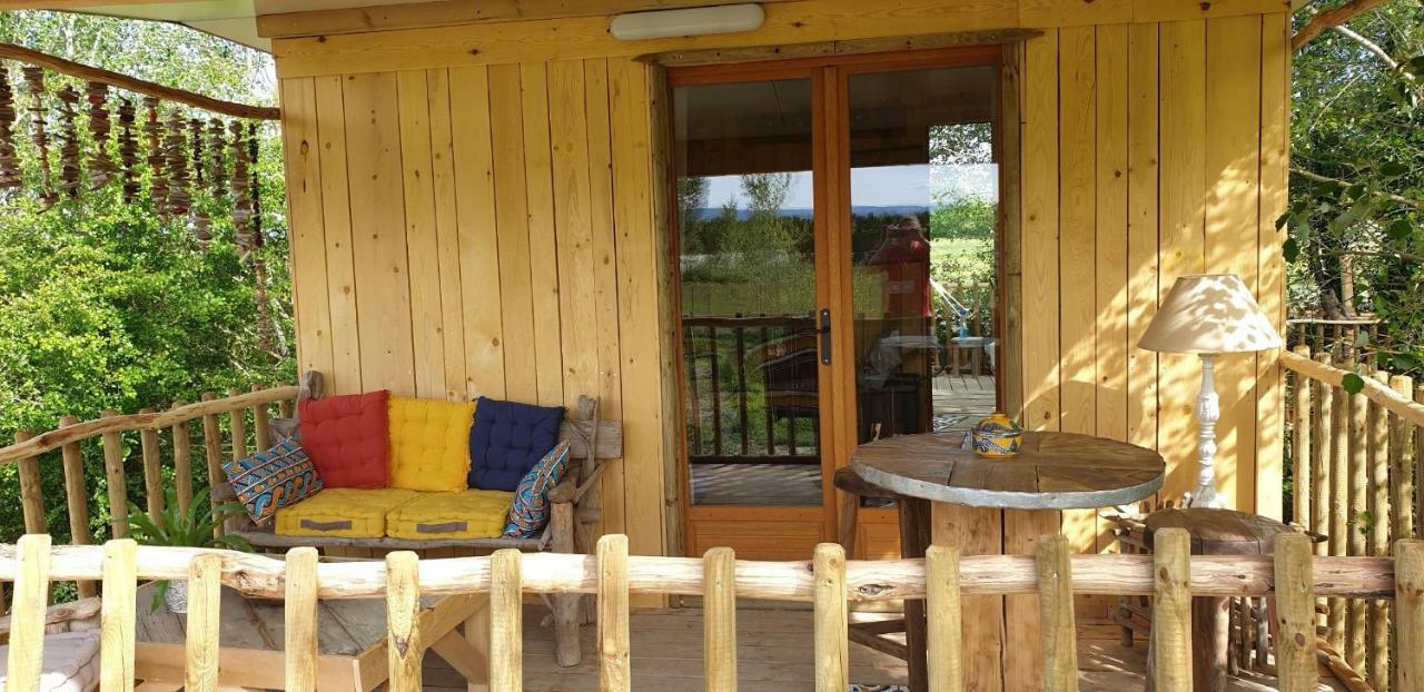 La Cabane Perchee Villelaure Kültér fotó